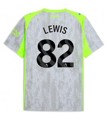 Manchester City Rico Lewis #82 Alternativní Dres 2025-26 Krátký Rukáv