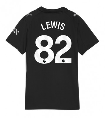 Manchester City Rico Lewis #82 Dámské Venkovní Dres 2025-26 Krátký Rukáv