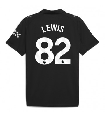 Manchester City Rico Lewis #82 Venkovní Dres 2025-26 Krátký Rukáv