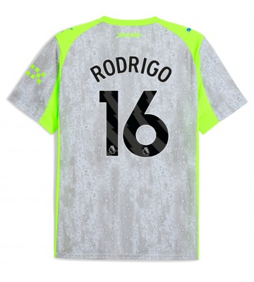 Manchester City Rodri Hernandez #16 Alternativní Dres 2025-26 Krátký Rukáv