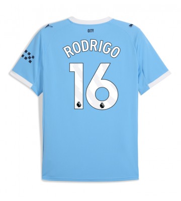 Manchester City Rodri Hernandez #16 Domácí Dres 2025-26 Krátký Rukáv