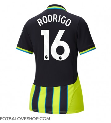 Manchester City Rodri Hernandez #16 Dámské Venkovní Dres 2024-25 Krátký Rukáv