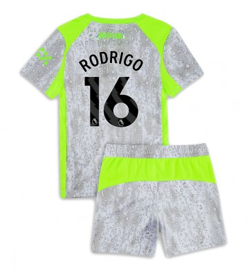 Manchester City Rodri Hernandez #16 Dětské Alternativní Dres 2025-26 Krátký Rukáv (+ trenýrky)