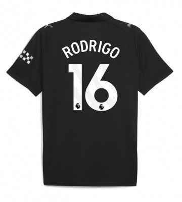 Manchester City Rodri Hernandez #16 Venkovní Dres 2025-26 Krátký Rukáv