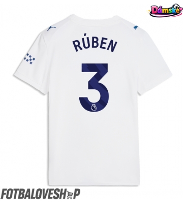 Manchester City Ruben Dias #3 Dámské Alternativní Dres 2026-27 Krátký Rukáv
