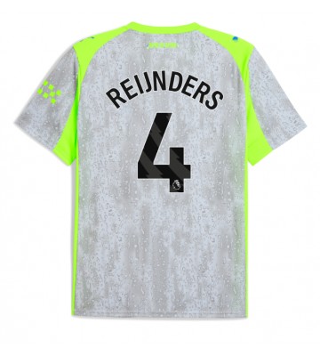 Manchester City Tijjani Reijnders #4 Alternativní Dres 2025-26 Krátký Rukáv
