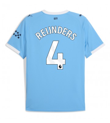 Manchester City Tijjani Reijnders #4 Domácí Dres 2025-26 Krátký Rukáv