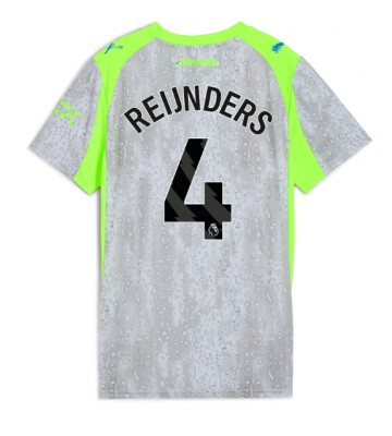 Manchester City Tijjani Reijnders #4 Dámské Alternativní Dres 2025-26 Krátký Rukáv Manchester City Tijjani Reijnders #4 Dámské Alternativní Dres 2025-26 Krátký Rukáv