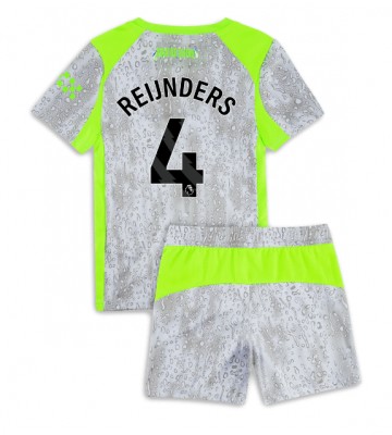 Manchester City Tijjani Reijnders #4 Dětské Alternativní Dres 2025-26 Krátký Rukáv (+ trenýrky)