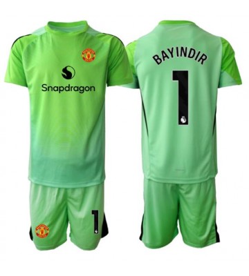 Manchester United Altay Bayindir #1 Brankářské Dětské Alternativní Dres 2025-26 Krátký Rukáv (+ trenýrky)