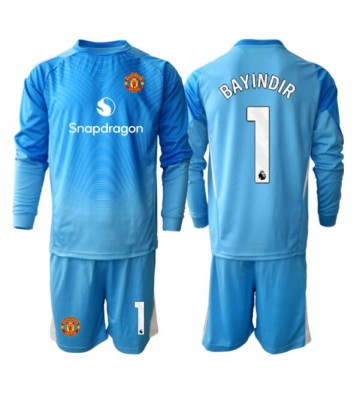 Manchester United Altay Bayindir #1 Brankářské Dětské Domácí Dres 2025-26 Dlouhý Rukáv (+ trenýrky)