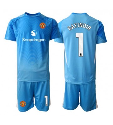 Manchester United Altay Bayindir #1 Brankářské Dětské Domácí Dres 2025-26 Krátký Rukáv (+ trenýrky)