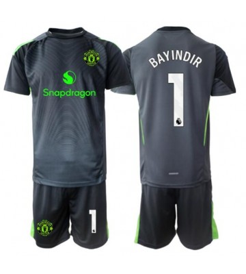 Manchester United Altay Bayindir #1 Brankářské Dětské Venkovní Dres 2025-26 Krátký Rukáv (+ trenýrky)