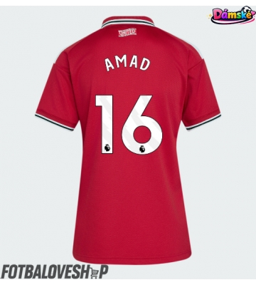 Manchester United Amad Diallo #16 Dámské Domácí Dres 2026-27 Krátký Rukáv