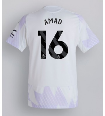 Manchester United Amad Diallo #16 Venkovní Dres 2025-26 Krátký Rukáv