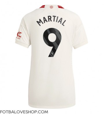 Manchester United Anthony Martial #9 Dámské Alternativní Dres 2023-24 Krátký Rukáv