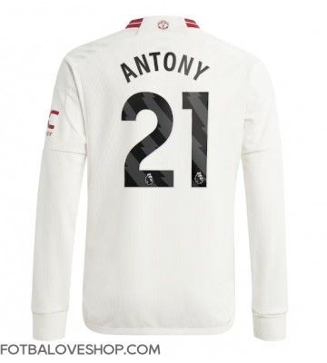 Manchester United Antony #21 Alternativní Dres 2023-24 Dlouhý Rukáv