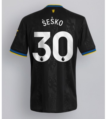 Manchester United Benjamin Sesko #30 Alternativní Dres 2025-26 Krátký Rukáv