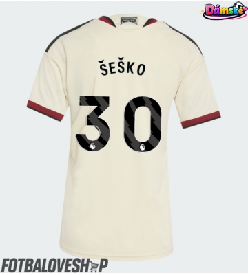 Manchester United Benjamin Sesko #30 Dámské Alternativní Dres 2026-27 Krátký Rukáv