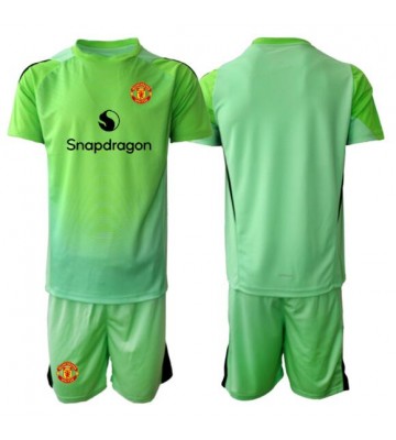 Manchester United Brankářské Dětské Alternativní Dres 2025-26 Krátký Rukáv (+ trenýrky)