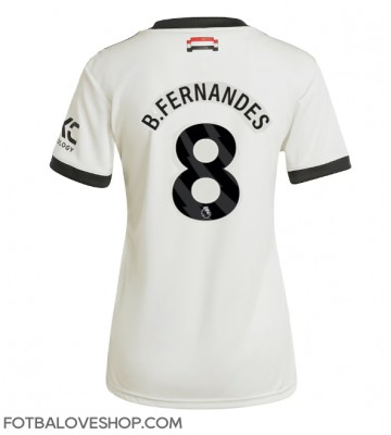 Manchester United Bruno Fernandes #8 Dámské Alternativní Dres 2024-25 Krátký Rukáv