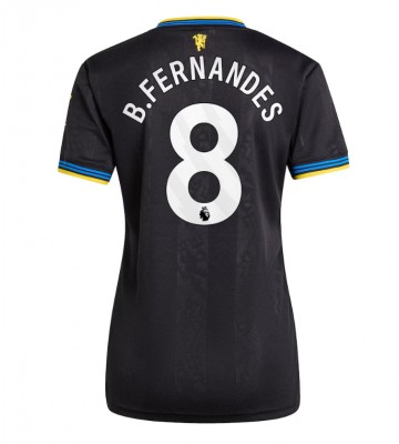 Manchester United Bruno Fernandes #8 Dámské Alternativní Dres 2025-26 Krátký Rukáv