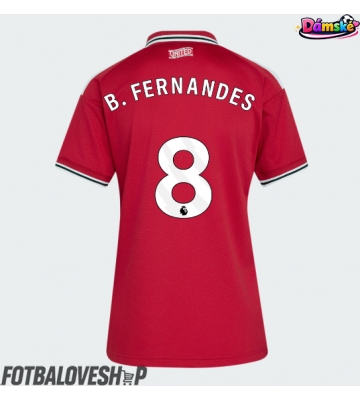 Manchester United Bruno Fernandes #8 Dámské Domácí Dres 2026-27 Krátký Rukáv