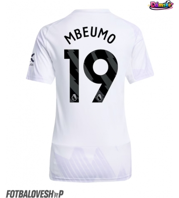 Manchester United Bryan Mbeumo #19 Dámské Venkovní Dres 2025-26 Krátký Rukáv