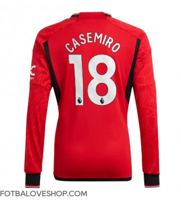 Manchester United Casemiro #18 Domácí Dres 2023-24 Dlouhý Rukáv