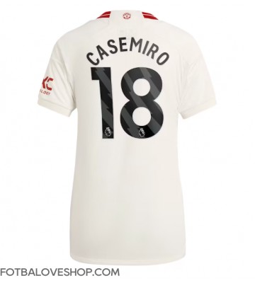 Manchester United Casemiro #18 Dámské Alternativní Dres 2023-24 Krátký Rukáv