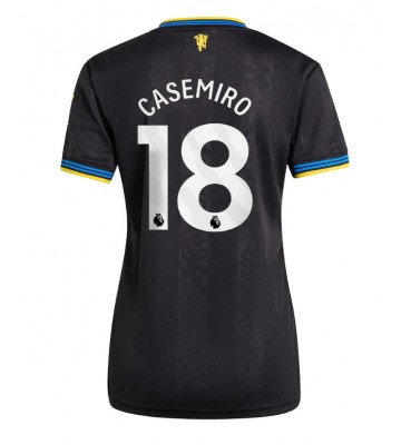 Manchester United Casemiro #18 Dámské Alternativní Dres 2025-26 Krátký Rukáv