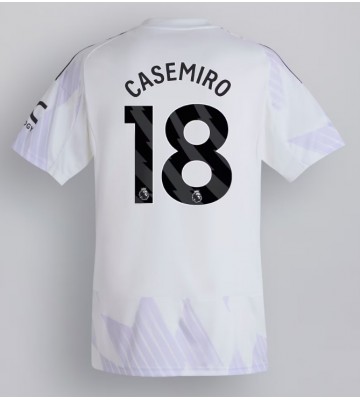Manchester United Casemiro #18 Venkovní Dres 2025-26 Krátký Rukáv