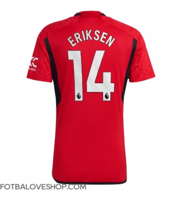 Manchester United Christian Eriksen #14 Domácí Dres 2023-24 Krátký Rukáv