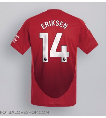 Manchester United Christian Eriksen #14 Domácí Dres 2024-25 Krátký Rukáv