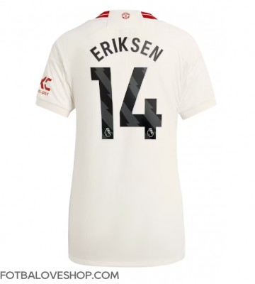 Manchester United Christian Eriksen #14 Dámské Alternativní Dres 2023-24 Krátký Rukáv