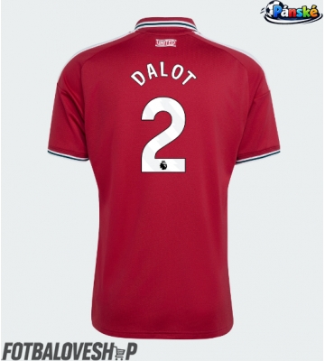 Manchester United Diogo Dalot #2 Domácí Dres 2026-27 Krátký Rukáv