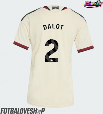 Manchester United Diogo Dalot #2 Dámské Alternativní Dres 2026-27 Krátký Rukáv
