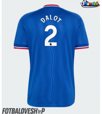 Manchester United Diogo Dalot #2 Venkovní Dres 2026-27 Krátký Rukáv
