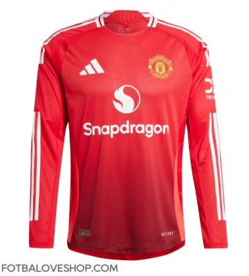 Manchester United Domácí Dres 2024-25 Dlouhý Rukáv