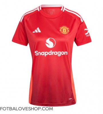 Manchester United Dámské Domácí Dres 2024-25 Krátký Rukáv