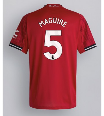 Manchester United Harry Maguire #5 Domácí Dres 2025-26 Krátký Rukáv