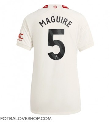 Manchester United Harry Maguire #5 Dámské Alternativní Dres 2023-24 Krátký Rukáv