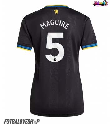 Manchester United Harry Maguire #5 Dámské Alternativní Dres 2025-26 Krátký Rukáv