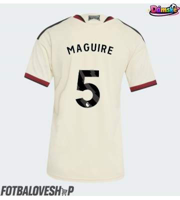 Manchester United Harry Maguire #5 Dámské Alternativní Dres 2026-27 Krátký Rukáv
