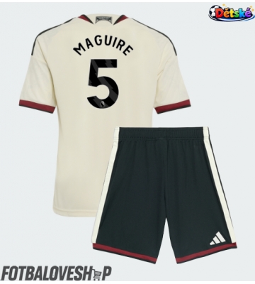 Manchester United Harry Maguire #5 Dětské Alternativní Dres 2026-27 Krátký Rukáv (+ trenýrky)