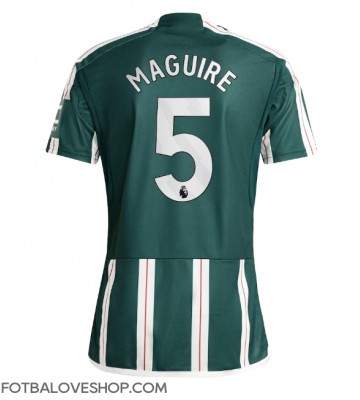 Manchester United Harry Maguire #5 Venkovní Dres 2023-24 Krátký Rukáv