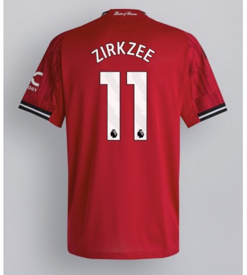 Manchester United Joshua Zirkzee #11 Domácí Dres 2025-26 Krátký Rukáv