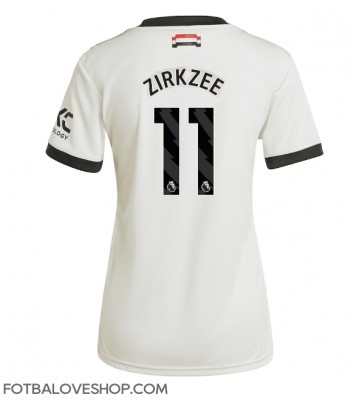 Manchester United Joshua Zirkzee #11 Dámské Alternativní Dres 2024-25 Krátký Rukáv