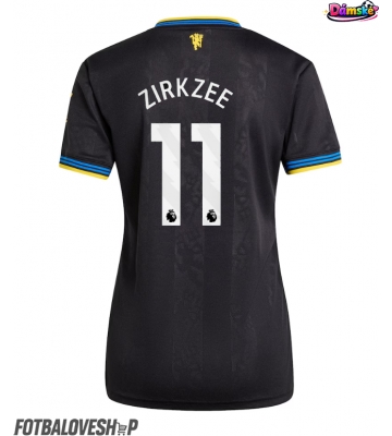 Manchester United Joshua Zirkzee #11 Dámské Alternativní Dres 2025-26 Krátký Rukáv