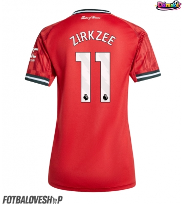 Manchester United Joshua Zirkzee #11 Dámské Domácí Dres 2025-26 Krátký Rukáv